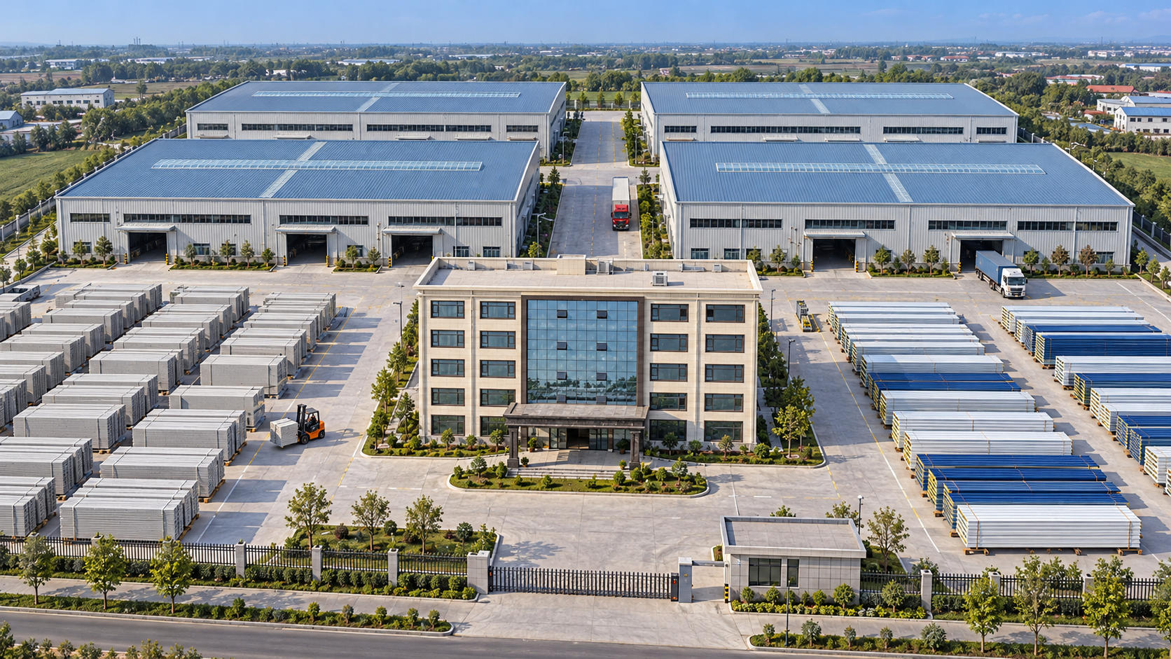 Manufacturing facility exterior