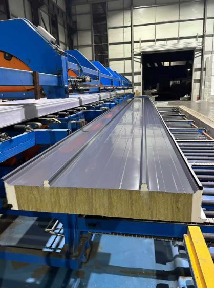 Metal sandwich panel color sample