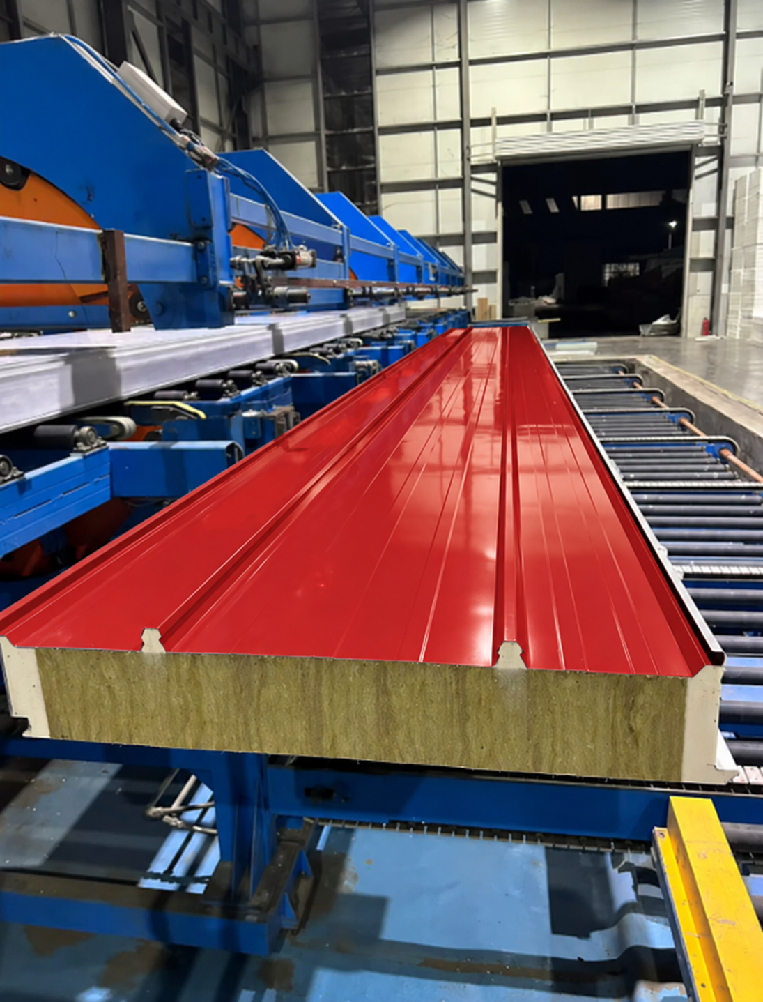 Metal sandwich panel color sample